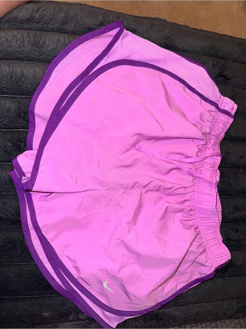 Nike Pink and Purple Athletic Shorts